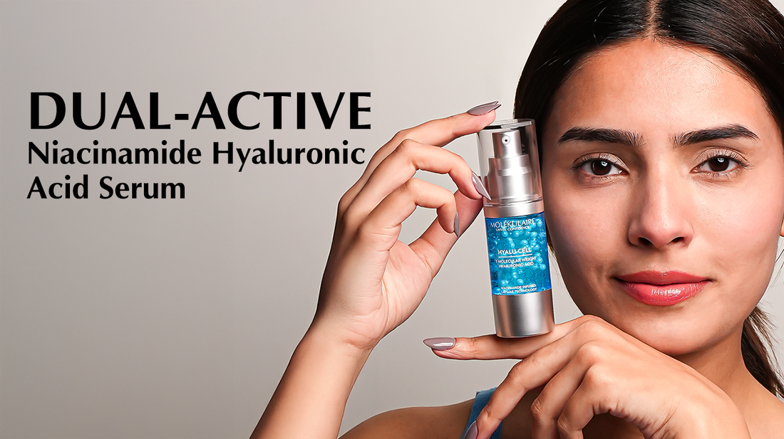 Dual active - nicinamide hyaluronic acid serum