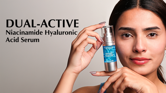 Dual active - nicinamide hyaluronic acid serum