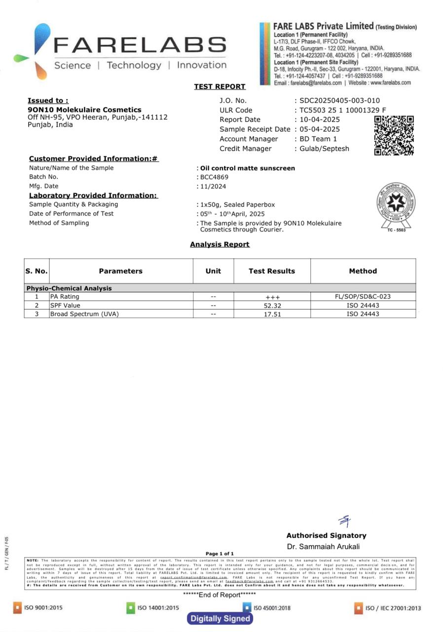 Curasol-M Matte Sunscreen